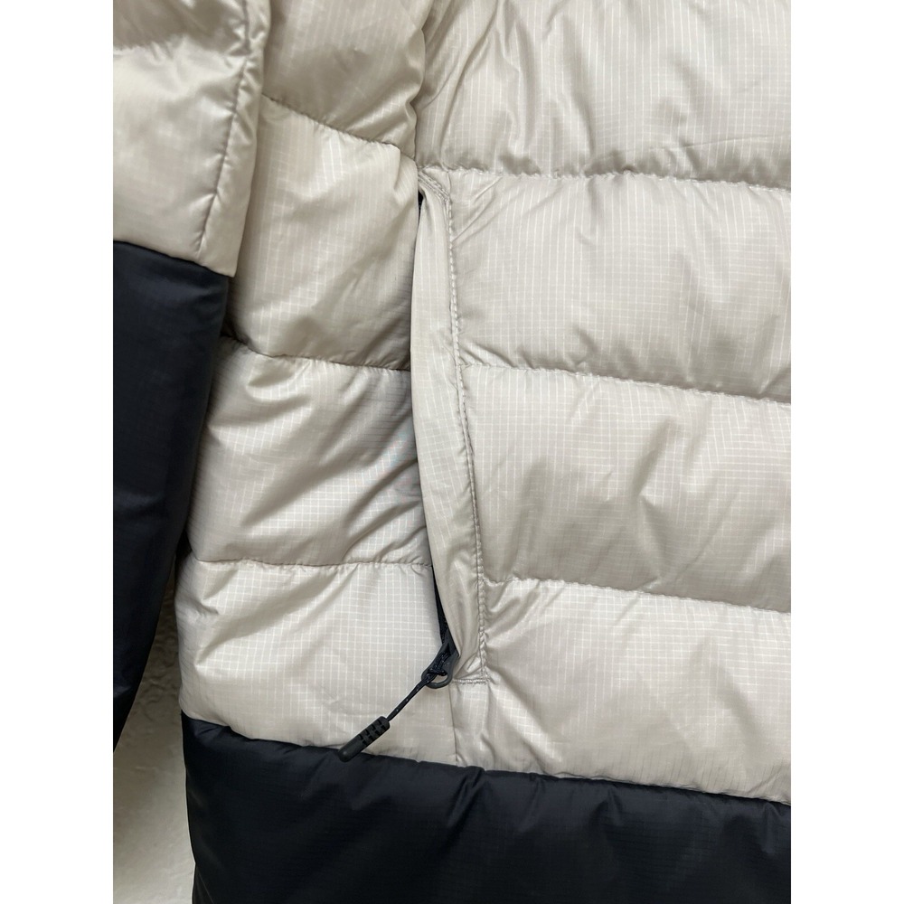 Men's Columbia Autumn Park Down Jacket Omni-Heat Beige Black Winter Size XXL - Picture 6 of 12